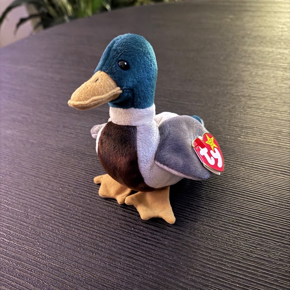 Ty Beanie Baby Jake the Drake Plush Excellent Condition